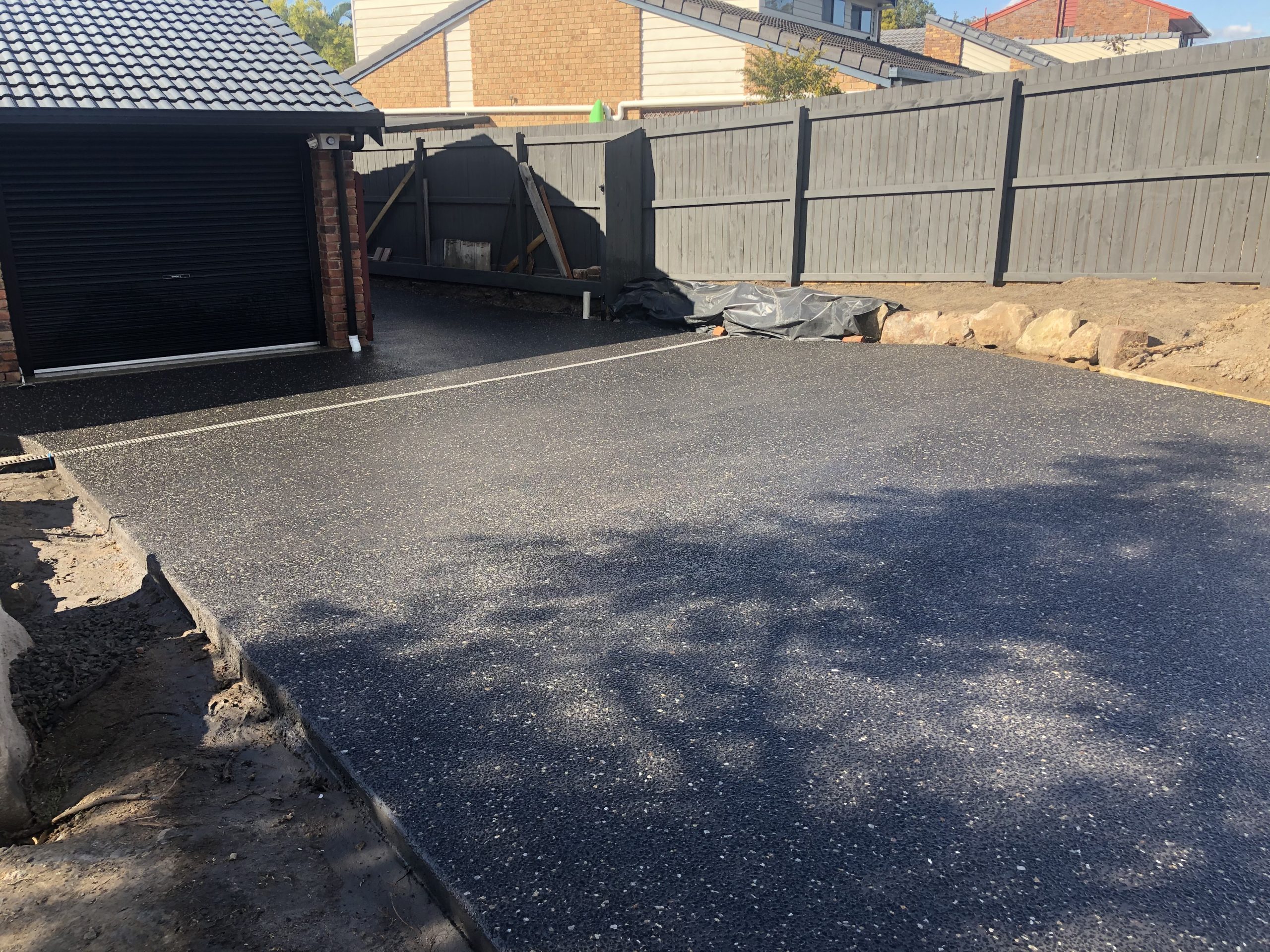 High Impact Coloured Concrete and Exposed Driveway